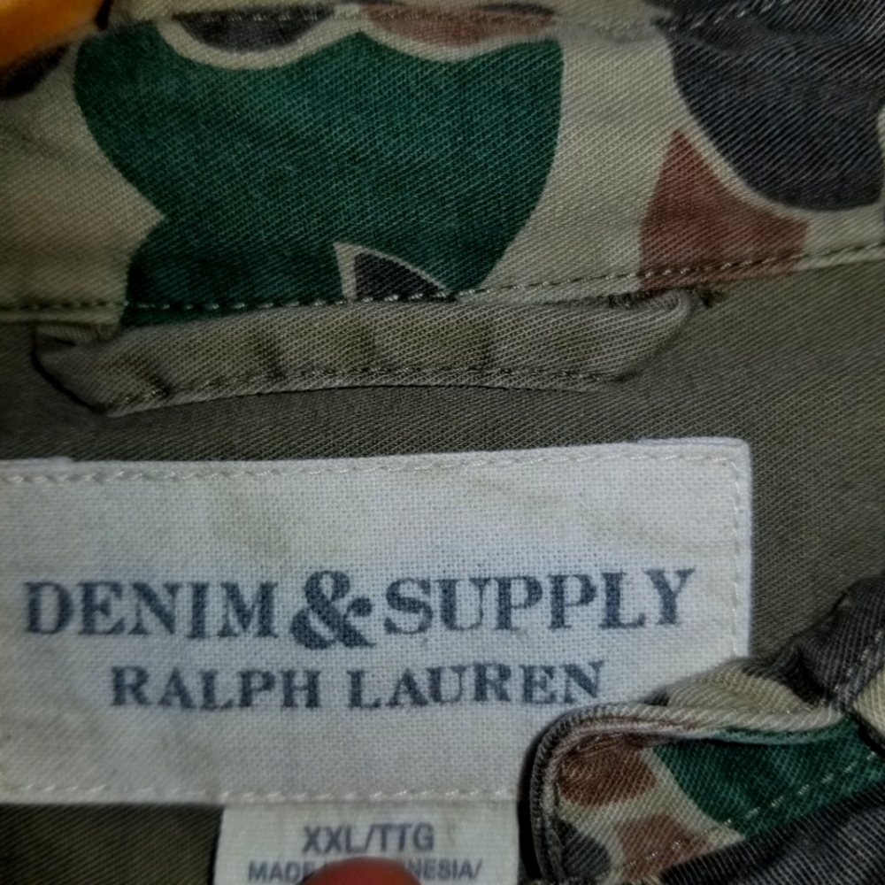 Camouflage Ralph Lauren shirt. Great condition.